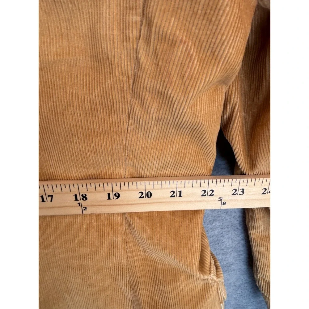 Vintage Blazer Sport Coat‎ 46R* Jacket Tan Corduroy Elbow Patches Distressed